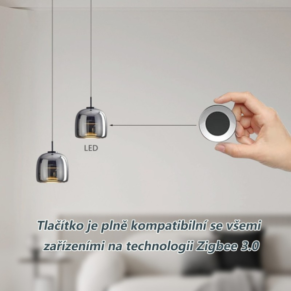 Smart rotary knob - change CCT, dimming, scene, Zigbee, Tuya