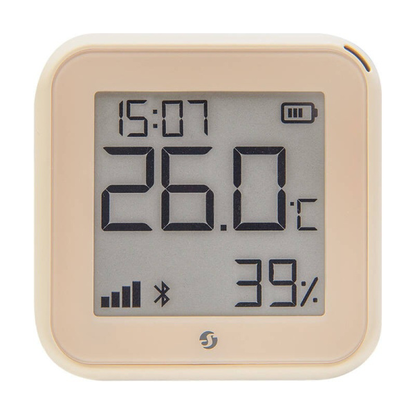 Temperatūras un mitruma sensors WIFI Shelly H&T gen3 (mocha)