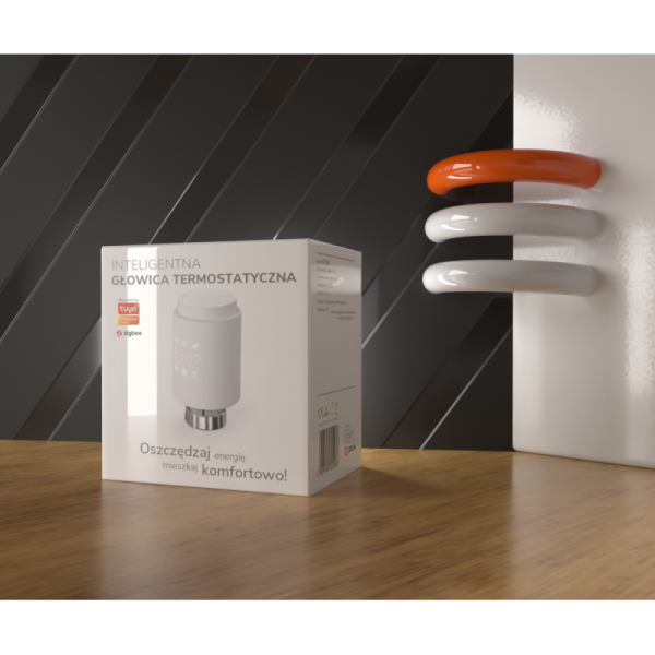 Термостатическая головка GTZ08 ZigBee 3.0 TUYA