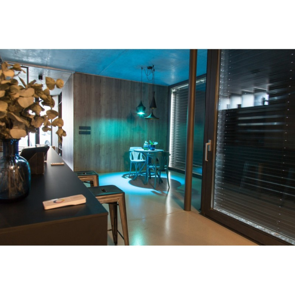 Smart 3x LED bulb E14 6W RGB + CCT color and white, dimmable, WiFi, C37, Beacon, remote control