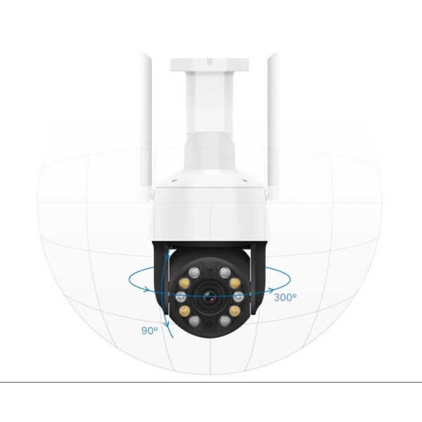 PTZ PAtrol āra kamera 5MP 20x optiskā tālummaiņa WiFi ONVIF TUYA