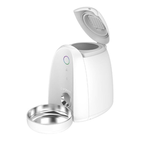 Automātiskā mājdzīvnieku barotava ar metāla bļodu WIFI mini Dogness (balts)