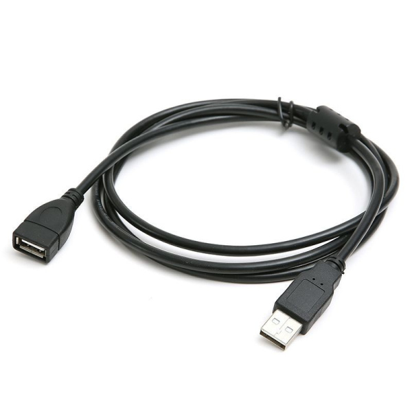 1,5 M USB pagarinājuma kabelis no malas uz mātīti