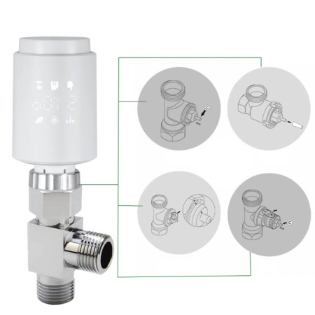 GTZ08 ZigBee 3.0 TUYA termostata galva