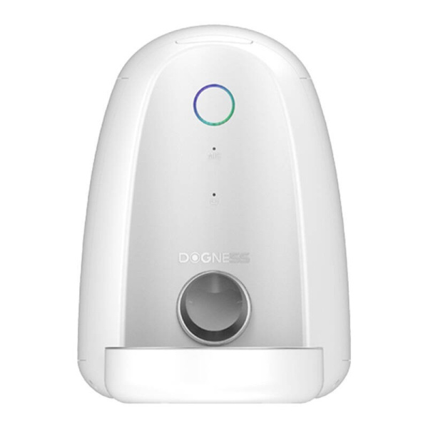 Automātiskā mājdzīvnieku barotava ar plastmasas bļodu WIFI mini Dogness (balts)