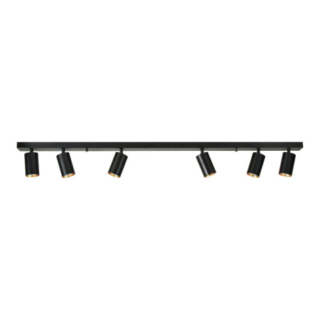 PUNTO-6 Lineāra griestu sienas lampa, 6 galviņas, GU10, 119cm