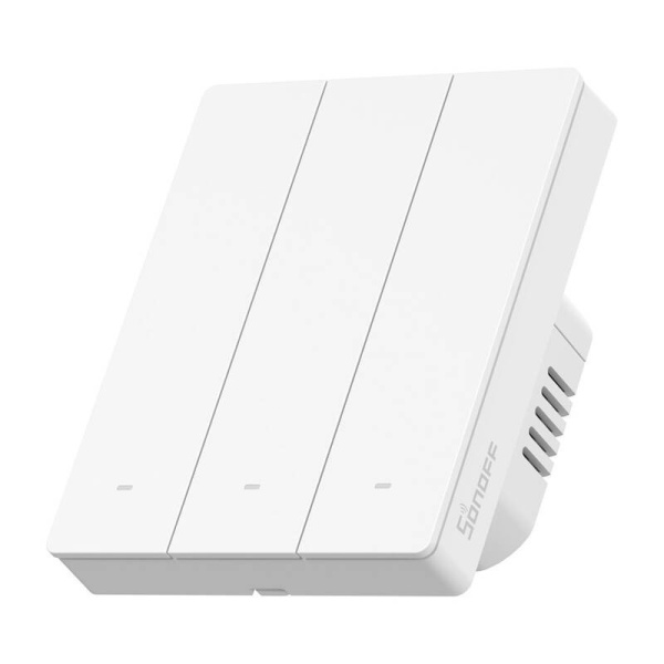 M5-3C-80W WiFi Matter viedais sienas slēdzis (3 kanālu, rāmim)