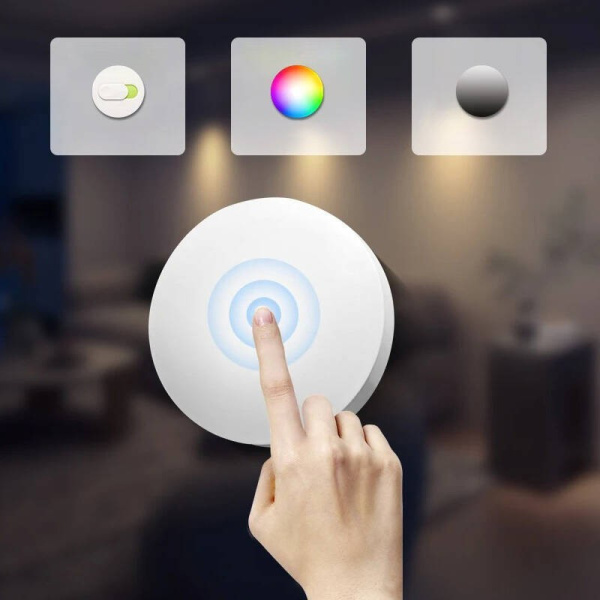 Smart button for led strips